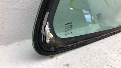 02-05 Honda Civic Hatchback Si Driver Left Rear Quarter Glass Back Side Window