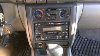 1998-2002 Subaru Forester Trim Bezel Around Radio Surround Dash Panel Oem Gray