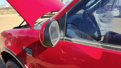 1998-2004 Ford F150 Driver Left Power Side Mirror Door Mounted Oem Red E4