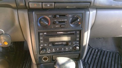 1998-2002 Subaru Forester Trim Bezel Around Radio Surround Dash Panel Oem Gray