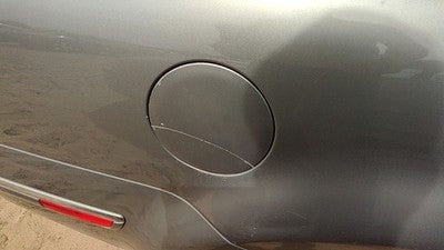 2001-2005 Vw Passat Fuel Tank Door With Hinge Gas Lid Oem Filler Silver