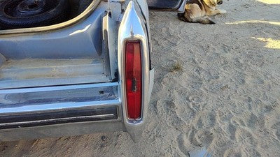 80-84 Deville Sedan Passenger Right Tail Light Brake Lamp With Chrome Extension