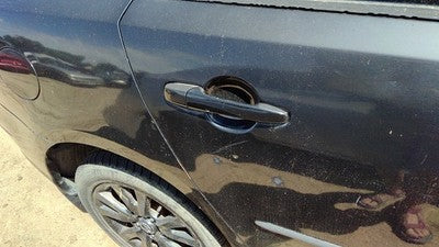 2004-2009 Mazda 3 Passenger Right Rear Outside Door Handle Oem Back Black 16W
