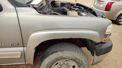 1999-2002 Chevy Silverado 2500 Passenger Right Front Fender Oem Pewter 11U