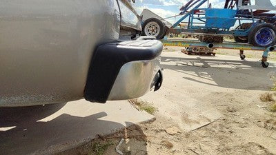 1999-2007 Sierra 2500 Hd Chromer Rear Bumper Assembly With Brackets Oem 12473000