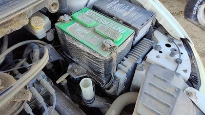 01-05 Grand Caravan Complete Battery Box Mount Tray With Hold Down Oem 3.3L