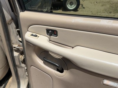 01 Suburban Passenger Right Rear Door Trim Panel With Switches Back Tan 52I