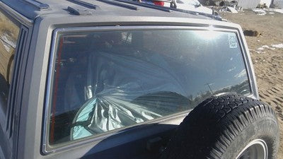 1984-1996 Jeep Cherokee Back Glass Rear Window Only Oem Lift Gate Hatch 55134743