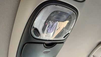 2000-03 Ford Windstar Center Overhead Console Dome Light Map Lamp Cubby Gray 22