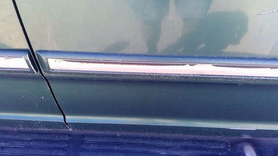 97-02 Expedition Driver Left Rear Moulding From Door Back Trim Strip Green Su