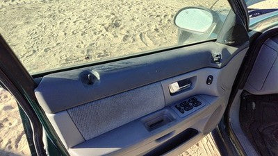 2000-2002 Ford Taurus Driver Left Front Door Trim Panel With Master Switch Gray
