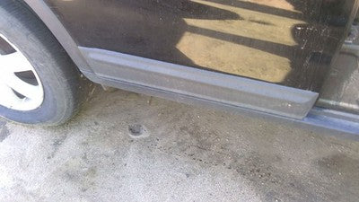 11-15 Sorento Passenger Right Rear Moulding From Door Back Trim Strip Gray H9