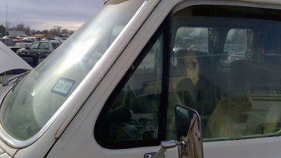 75-84 Ford Van E250 Driver Left Front Vent Window Small Door Glass With Frame