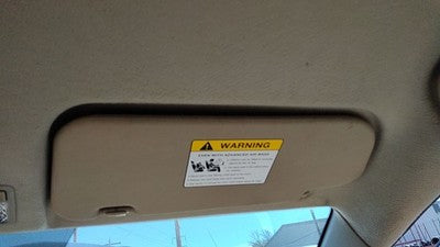 2004-2009 Mazda 3 Passenger Right Sun Visor Oem Beige Br7 Ban869270c77