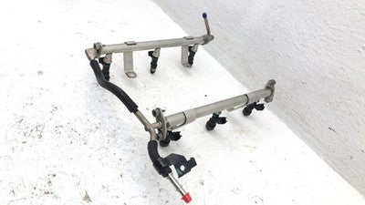 2005-2009 Land Rover Lr3 Complete Fuel Rail With Injectors Set Loaded Oem 4.0L