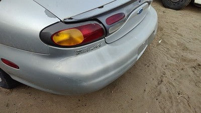 1996-1999 Ford Taurus Rear Bumper Cover Assembly Oem Back Silver Ts F6dz17k835a