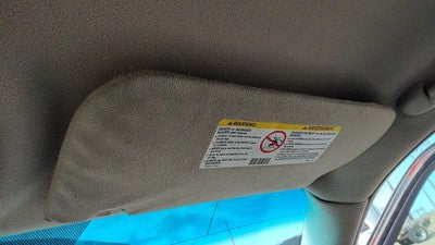 2000-05 Cadillac Deville Dts Passenger Right Sun Visor Oem Cashmere 54U 88954968