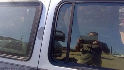 91-97 Ford Explorer Passenger Right Rear Vent Window Back Door Glass With Frame