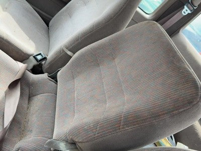 92-97 Ford F250 Center Console Jump Seat Assembly Oem Floor Middle Brown Rk