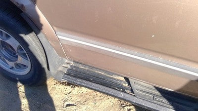 95-05 Chevy Astro Passenger Right Rear Moulding From Door Back Trim Strip Brown