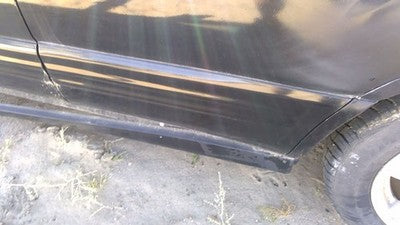 01-02 Subaru Forester Driver Left Rear Moulding From Door Back Trim Strip Black