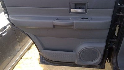 04-06 Dodge Durango Driver Left Rear Inside Door Trim Panel Only Back Gray D5