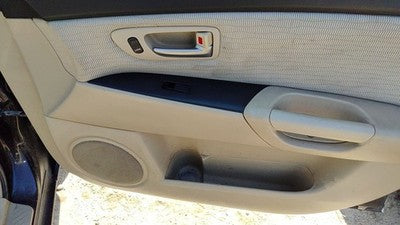 07-09 3 Passenger Right Front Inside Door Trim Panel With Switches Beige Br7