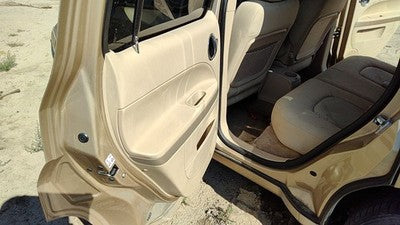 2006-2008 Chevy Hhr Driver Left Rear Door Trim Panel With Switches Back Tan 32B