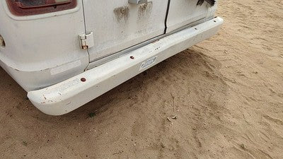 1971-1977 Dodge Van B200 Rear Bumper Assembly Oem Back White 02959531