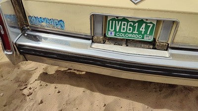 1980-1984 Cadillac Deville Chrome Rear Bumper Assembly With Brackets Oem Back