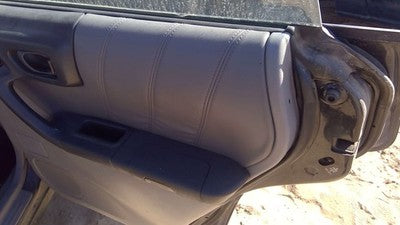 01-02 Subaru Forester Passenger Right Rear Inside Door Trim Panel Only Back Gray