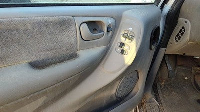 2001 Grand Caravan Driver Left Front Inside Door Trim Panel Only Oem Gray E7l5