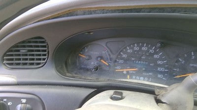 1998-1999 Ford Taurus Trim Bezel Around Speedometer Oem Dash Surround Panel Gray
