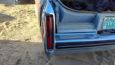 80-84 Deville Sedan Driver Left Tail Light Brake Lamp Oem With Chrome Extension