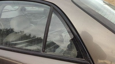 97-05 Buick Century Driver Left Rear Vent Window Back Door Glass With Frame Oem