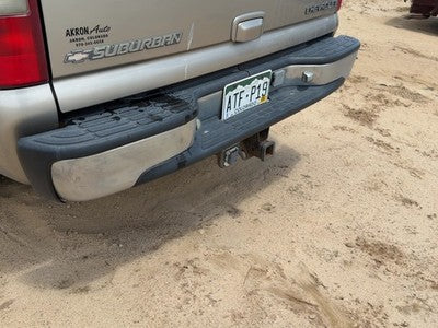 2000-2006 Chevy Suburban Chrome Rear Bumper With Mount Brackets Oem Pewter 11U