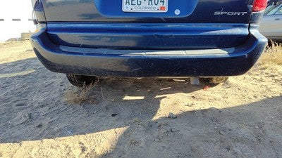 2001-2007 Dodge Caravan Rear Bumper Cover Assembly Oem Back Blue 05018617Aa