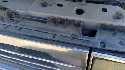 1991-1994 Ford Explorer Top Plastic Cover Above Radiator Support Upper Shield