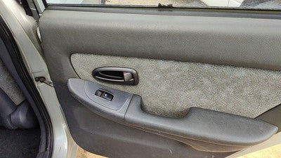 01-03 Hyundai Elantra Passenger Right Rear Inside Door Trim Panel Only Back Gray