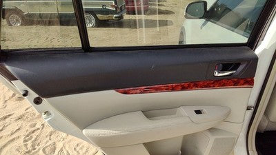 12 Legacy Outback Driver Left Rear Door Trim Panel With Switches Back Wil Ivory