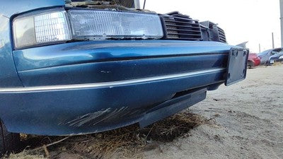 1988-1991 Olds Cutlass Cierra Front Bumper Cover Assembly Oem Blue 10091209