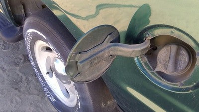 1997-2017 Ford Expedition Fuel Tank Door With Hinge Gas Lid Oem Filler Green Su