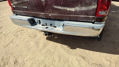 2003-2009 Dodge Ram 2500 Chrome Rear Step Bumper With Mount Brackets Oem