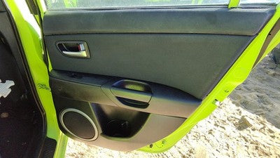 04-06 Mazda 3 Passenger Right Rear Inside Door Trim Panel Only Oem Back Black