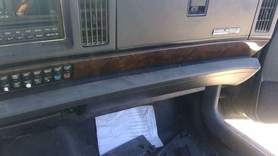 1991-1993 Buick Park Ave Passenger Dash Trim Oem Woodgrain Panel 25629620