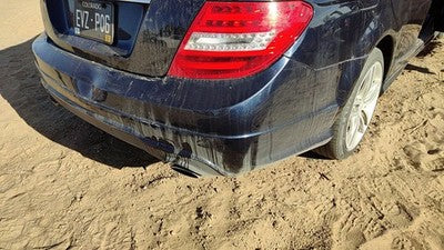 2012-2015 Mercedes C300 Rear Bumper Cover Assembly Oem Back Lunar Blue 890