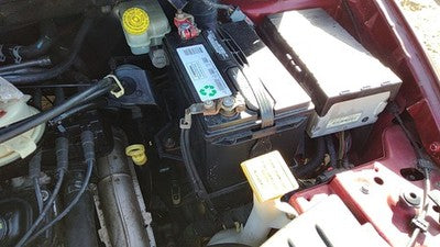 06 07 Town & Country Complete Battery Box Mount Tray With Hold Down Oem 3.8L