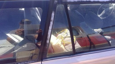 88-92 Station Wagon Passenger Right Rear Vent Window Back Door Glass W Frame 2Wd