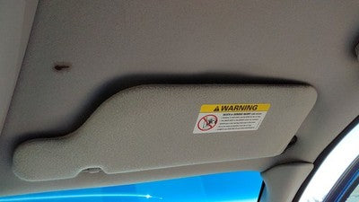 2001-2003 Ford Windstar Passenger Right Sun Visor Oem Gray 22 1F2z1604104bab
