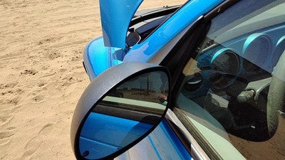 2007-2008 Pt Cruiser Driver Left Side Mirror Door Mounted Oem Blue Pqd 5067451Ab